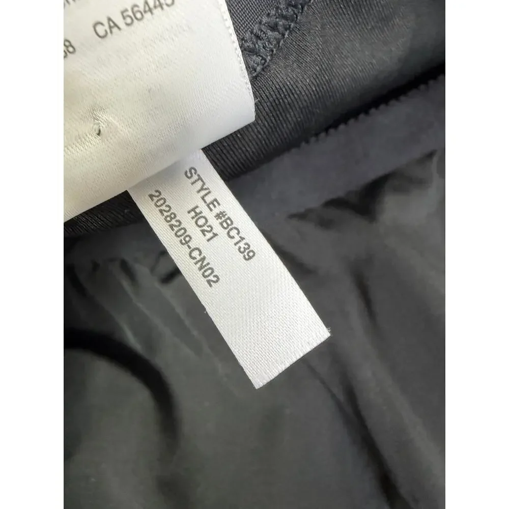 J.Crew Ruched Bandeau One Piece Swimsuit Black Size 14
